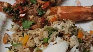 #Crab and #Shrimp Fried Rice #Prawns 