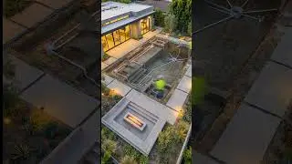 Transforming backyard into luxury pool #poolconstruction