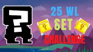 25 WLS SET CHALLENGE|GROWTOPIA