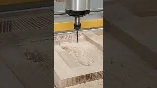 Seahorse carved on the CNC #woodworking #cnc #cnccarving