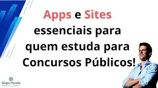 Apps e sites essenciais para quem estuda para concursos públicos!