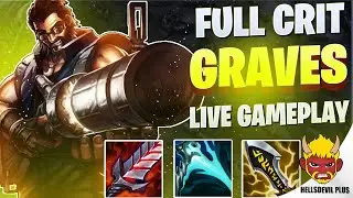ПОЛНЫЙ КРИТ ГРЕЙВСА &mdash; ЭТО ТЯЖЕЛО! &mdash; Геймплей Wild Rift HellsDevil Plus