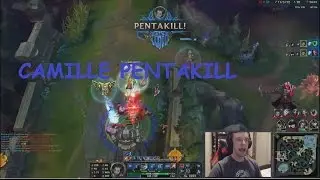 CAMILLE FIRST PENTAKILL - (League of Legends)