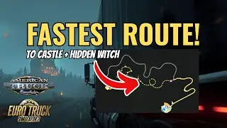 How to Reach Castle Brackenhelm FAST + Hidden Witch House | ETS2 & ATS Halloween Event 2025 Guide ✅