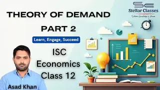 Theory of Demand | Class 12th ISC | Economics | part 2/6