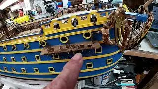 Wooden Model Ship ROYAL SUN build #54