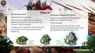 BabylonGame Trailer (Travian new version) Strategy Browser-Game Multiplayer