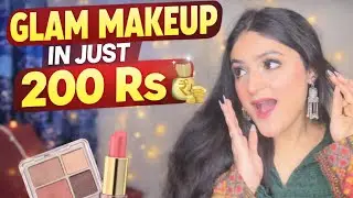 Glam Makeup in Just ₹200 😱 | Full Face on Budget #makeupartist / Fullglam / Budget  / sifty kapoor