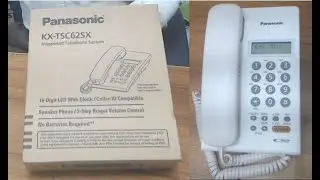 Panasonic Telephone Configure / Panasonic  Telephone Setting Caller ID Display Model no KX-TSC62SX