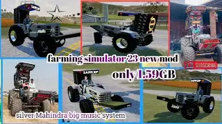 Farming simulator 23 ka new mod silver Mahindra Big magic system ke sath Nishu Deswal ka homemade#23