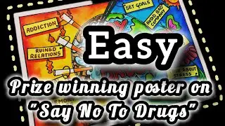 World No Tobacco Day Drawing / No Tobacco Day Poster Drawing / No Smoking Drawing / Tobacco Day