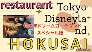 TDL40周年（4K）【東京ディズニーランド】スペシャル膳　れすとらん北斎　赤ちゃん連れ　restaurant Hokusai TokyoDisneyland 2023.5.3