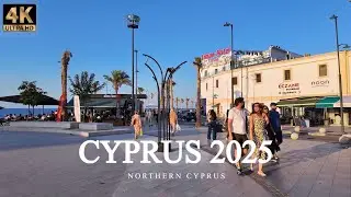 2025 Kyrenia (Girne) Walkaround Tour 4K 🇨🇾 | Northern Cyprus