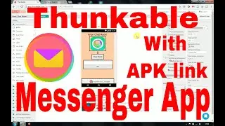 Thunkable Messenger App With APK file-By Urdu Tech