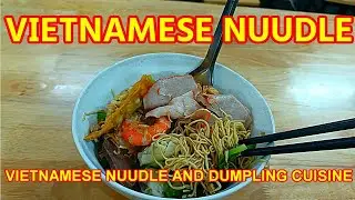 MY VAN THAN TRON, VIETNAMESE NUUDLE AND DUMPLING CUISINE ,Mì vằn thắn trộn