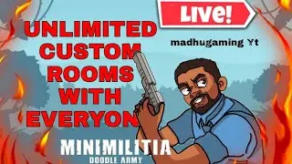 Mini Militia Live Unlimited Custom Rooms Matches - Mini Militia Doodle Army 2 !
