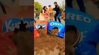 big size kurkure & Oreo biskit 😱😱 #comedy #cute #funny #shorts
