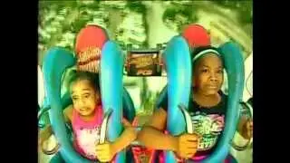 2 Daredevil Kids Hilarious Reaction @ A Slingshot Ride
