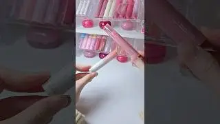 pretty pink lip gloss #cute #pink #music #anime #aesthetic #trending #makeup #beauty #lyrics #viral
