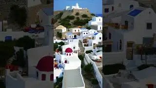 Patmos (Chora) by AI. #greece #patmos #ai #aiartcommunity #artificialintelligence #aiart #drone #dji