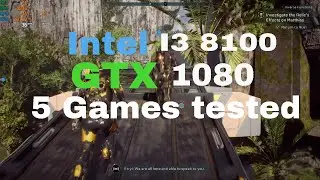 I3 8100 | Zotac GTX 1080 | Ultra Settings | 5 games tested | benchmark test