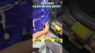 Tata Nexon EV 2 Way Audio Setup | Car Audio Specialist | Car Accessories in Chennai #shorts