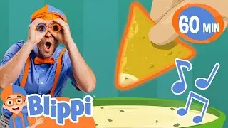 Learn Shapes Song (Nacho Version) | 1 Hour of BLIPPI Music | Educational Songs For Kids