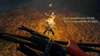 Building and lighting a Fire in Stranded Deep Version 0.23 Experimental