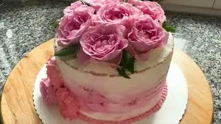 🌸 Blush Bloom Cake 🌸