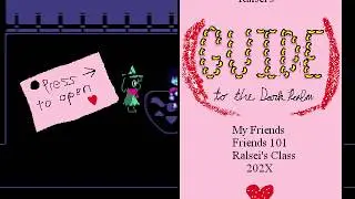 Deltarune &ndash; Reading Ralsei's manual in-game (cut content)