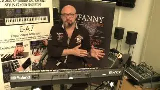Roland E-A7 Front Panel Middle With Tony Maraashly
