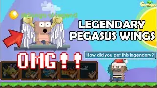 LEGENDARY PEGASUS WINGS IOTM SET CHALLENGE!! (380DLS) OMG!! | GrowTopia