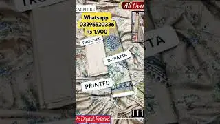 SAPPHIRE 3PC DIGITAL PRINTED LAWN COLLECTION 90/70 VOL-02✅
