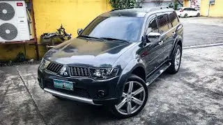 Full turboback exhaust system on a 2010 Mitsubishi Montero 