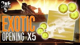 Destiny: 5 Exotic Engram Opening &ldquo;The Taken King&rdquo; Destiny Cryptarch Decoding Gameplay