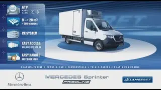 MERCEDES Sprinter Fahrgestell mit Lamberet New Frigoline K&uuml;hlaufbau