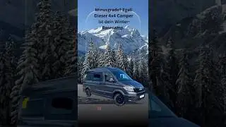 Minusgrade? Egal! Dieser 4x4 Camper ist dein Winter-Basecamp. Entdecke ihn in Halle 1, Stand G77/78.