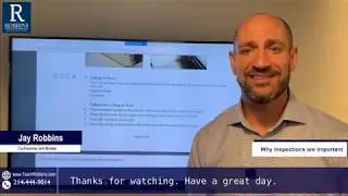 Why Are Home Inspections Important? Jay Robbins Dallas-Fort Worth Real Estate Agent
