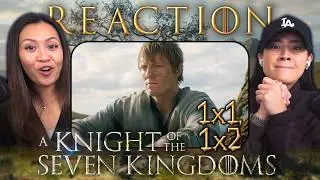 NOT WHAT WE EXPECTED & WE LOVE IT 😭🔥⚔️ A Knight of The Seven Kingdoms 1x1-2 | Reaction & Review