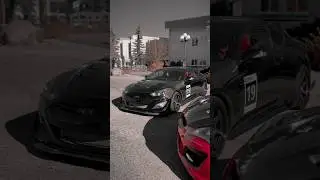 Veronica is out and wants to eat 😈 🎃 #hyundai #genesis #gencoupe #shorts #carsofyoutube