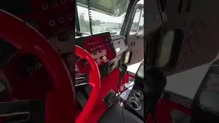 Peterbilt 379 day cab custom Interior #trucking #trucks #truckdriver #peterbilt #semitruck #bigrig
