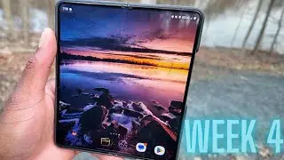 Galaxy Z FOLD 5: REMOVING THE SCREEN PROTECTOR (Week 4)