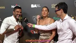 El divertido cruce entre Mica Viciconte y Fabián Cubero con Luca como testigo #LosMásClickeados2024