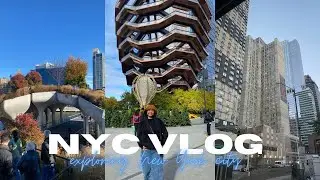 New York City Vlog🍎🚕- exploring New York City, Times Square, Manhattan.