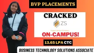 ZS Associates Interview Experience 🔥| 13.65 LPA CTC | BTSA Role | BVP Placements | Dream Company
