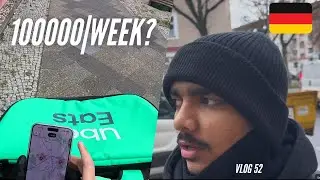 Uber Eats in Europe🇪🇺 | Riding jobs in germany for International students | Vlog 52