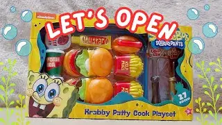 Let's Play SpongeBob Krabby Patty Cook Playset!! #playtime #familyfun #unboxing