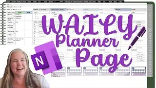 2024 Sept Weekly Daily Page Layout - Plan With Me in OneNote