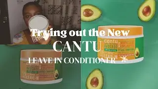 CANTU AVOCADO HYDRATING LEAVE IN CONDITIONER- Product Review on #4chair #hairproducts #reviews