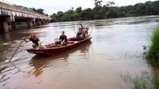 Aerobarco com motor de moto 125 suzuki